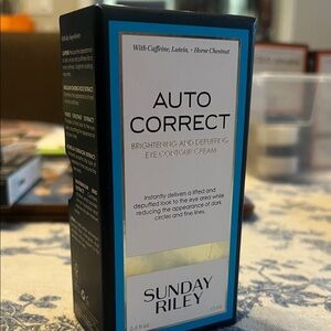 Sunday Riley Auto Correct Eye Contour Cream - Blue and White